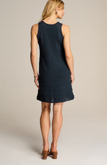 Crochet-Textured Dress