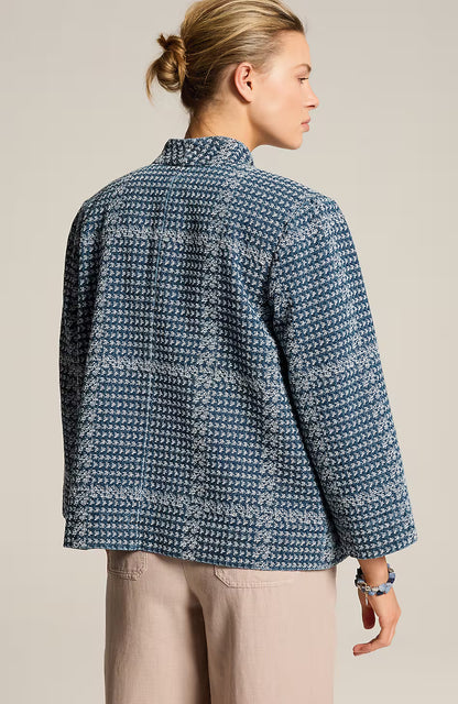 Pure Jill Indigo Jacquard Jacket
