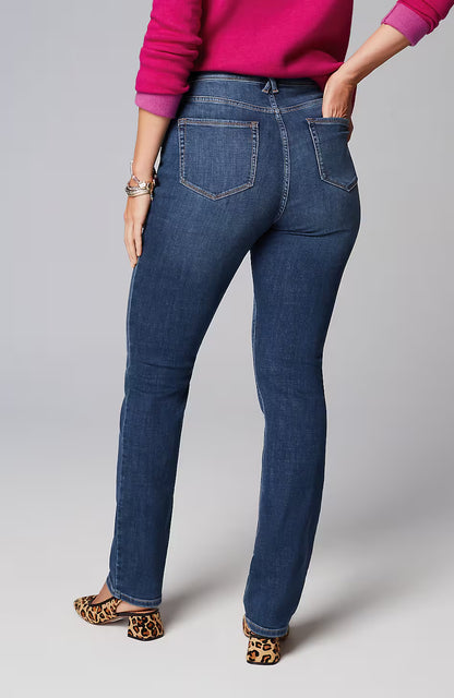 Curvy-Fit Straight-Leg Jeans