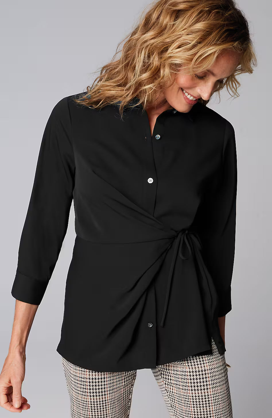 Wearever Tie-Front Shirt