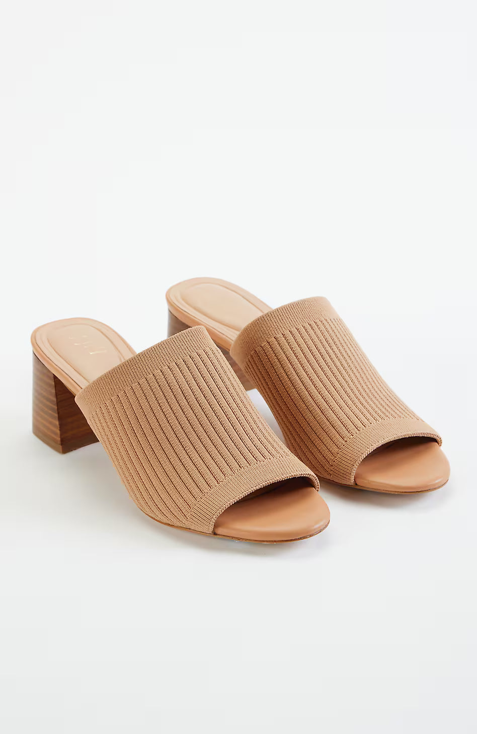 Rory Ribbed Block Heels