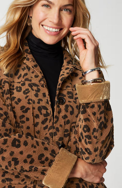 Tumbled-Cord Coat