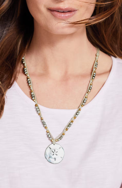 Sand Dollar Pendant Necklace