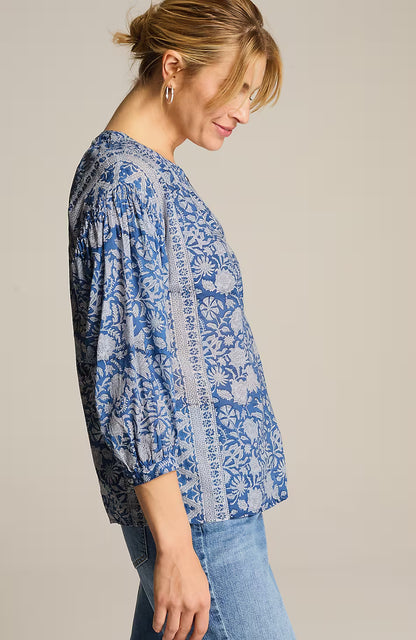 Pure Jill Block-Printed Popover