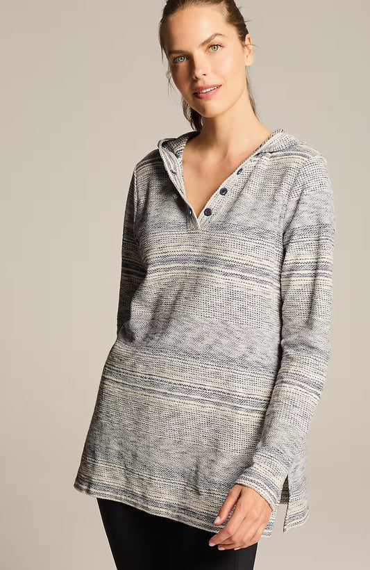 Fit Textured-Stripes Tunic
