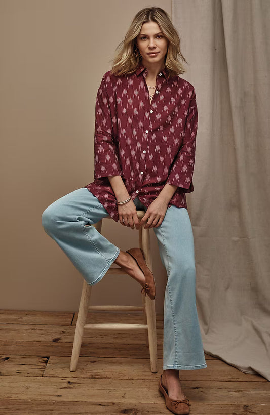 Pure Jill Soft Wide-Leg Jeans