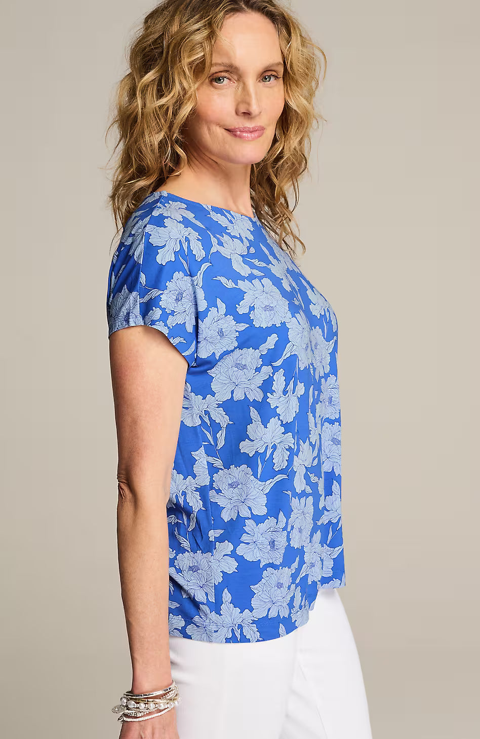 Wearever Easy Cap-Sleeve Tee