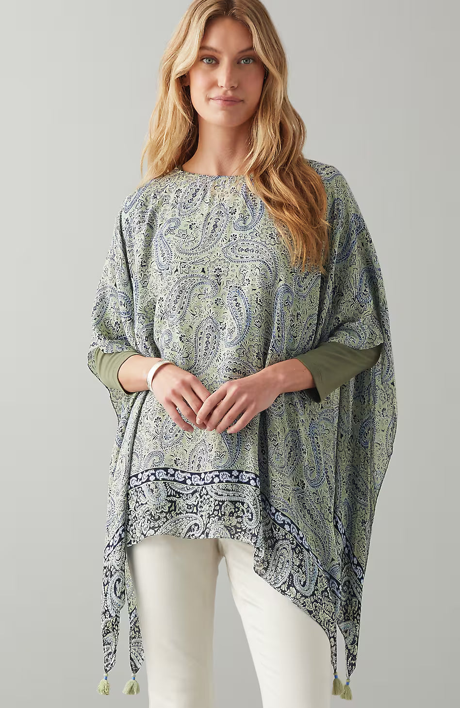 Soft Printed Poncho