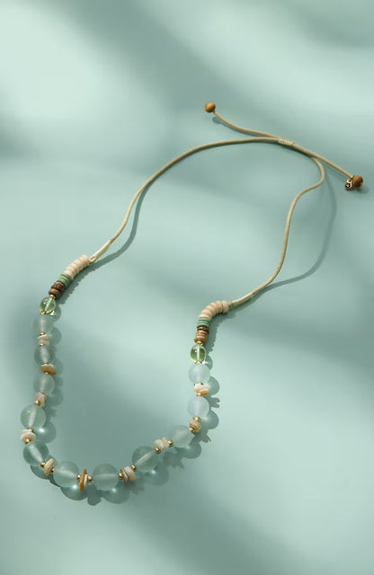 Multi-Beaded Station Necklace