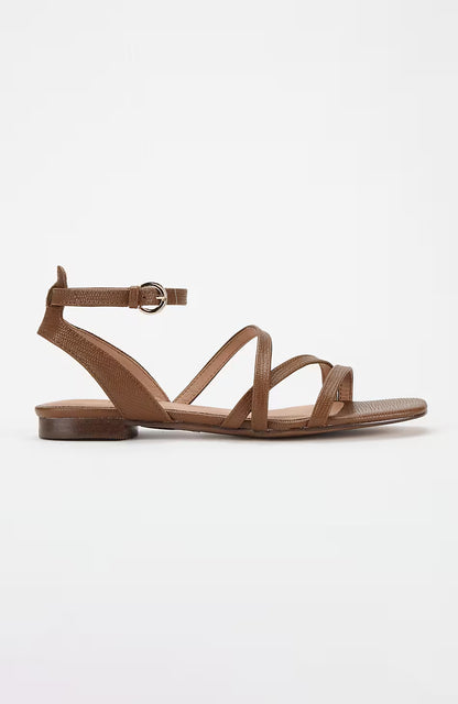 Amelia Crisscross Strappy Sandals