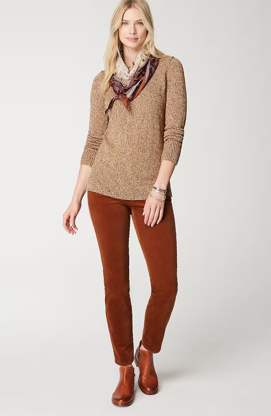 Tweed Pullover Sweater