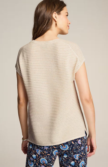 Wearever Textured Short-Sleeve Pullover