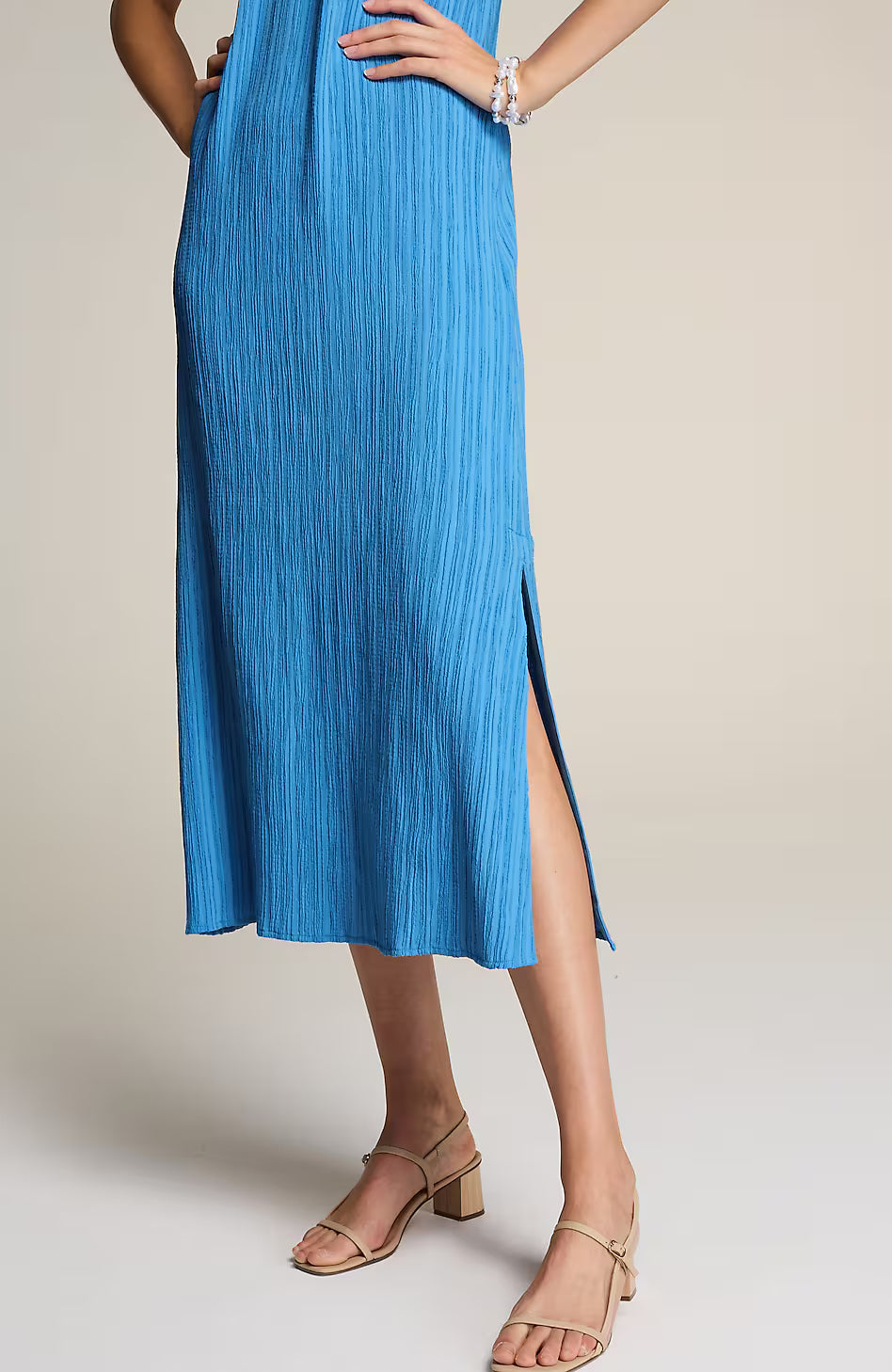 Wearever Crinkle-Textured Maxi Dress
