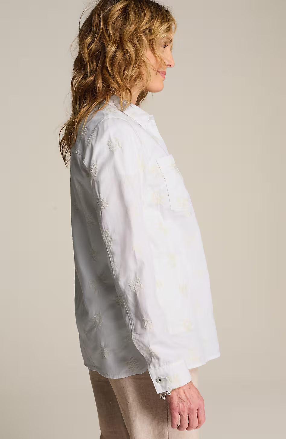 Embroidered Patch-Pocket Jacket