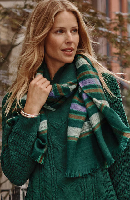 Exploded Plaid Scarf