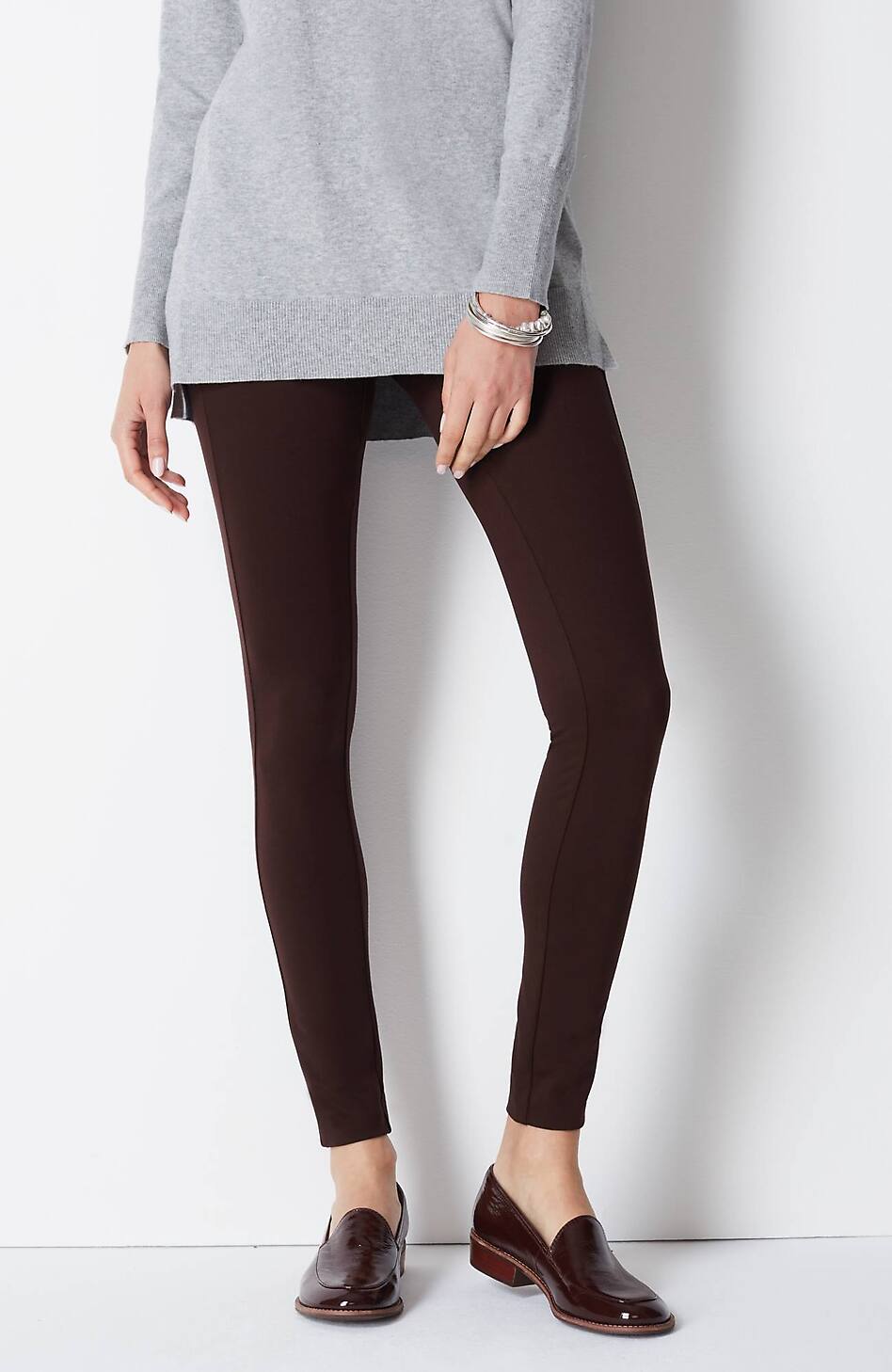High-Rise Ponte Knit Leggings