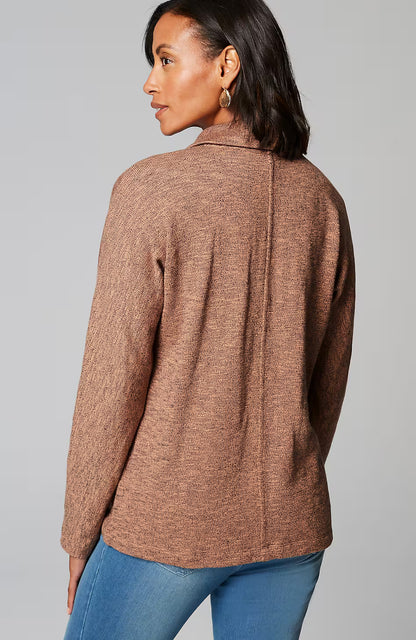 Pure Jill Shawl-Collar Dolman Top