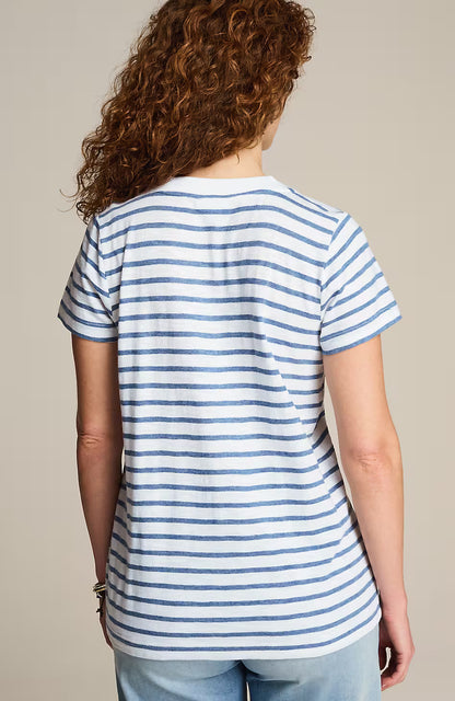 Short-Sleeve Henley Top