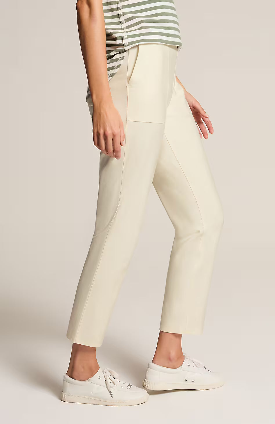 Fit Patch-Pocket Slim-Leg Pants