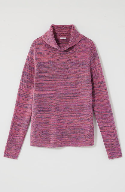 Quiet Luxury Color-Mix Pullover Sweater