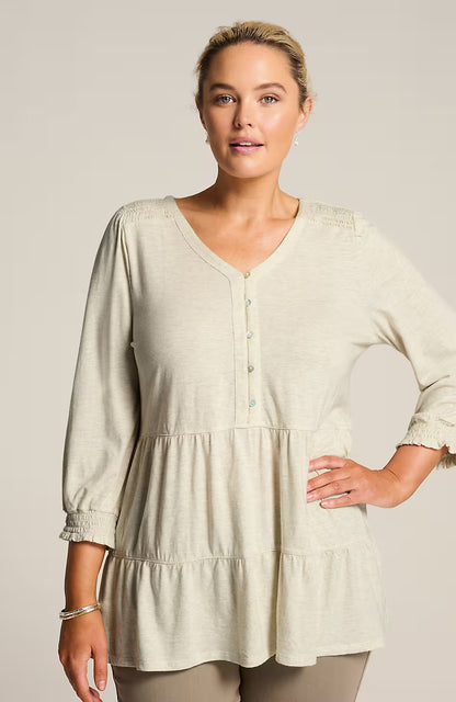 Smocked & Tiered Tunic