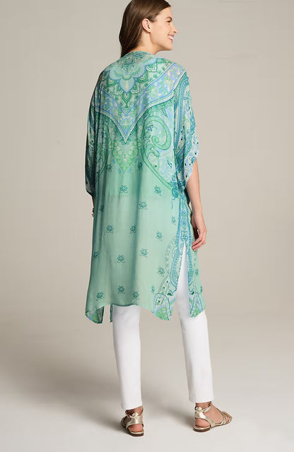 Placed Paisley Duster