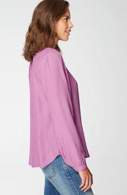 Button-Front Top