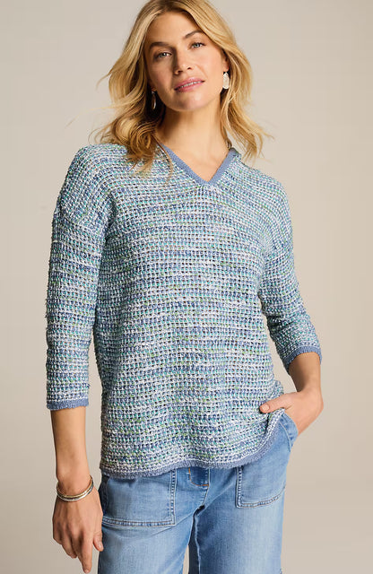 Relaxed Textured Hoodie