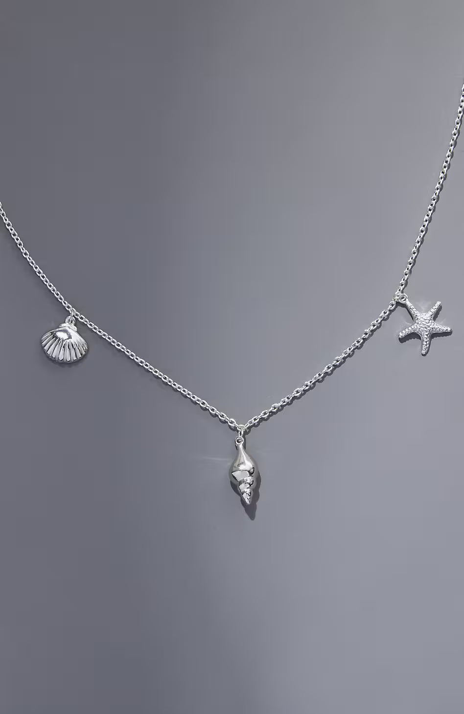 Sterling Silver Sea Life Necklace