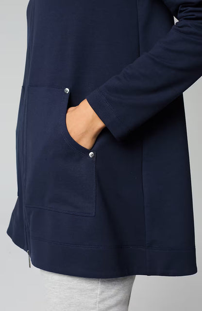 Fit Elevate Terry Knit Patch-Pocket Jacket