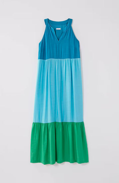 Color-Block Maxi Dress