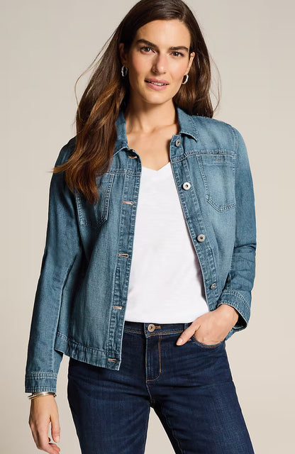 Cotton & Linen Denim Jacket