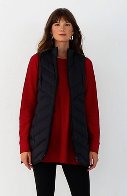Side-Zip Down Puffer Vest