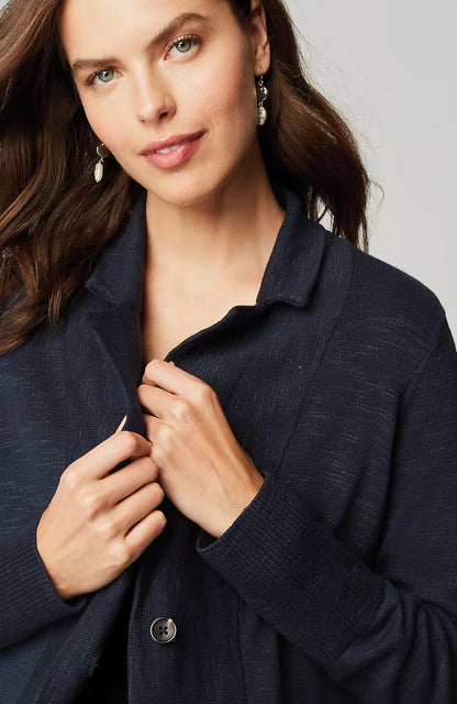 Textured Sweater-Jacket