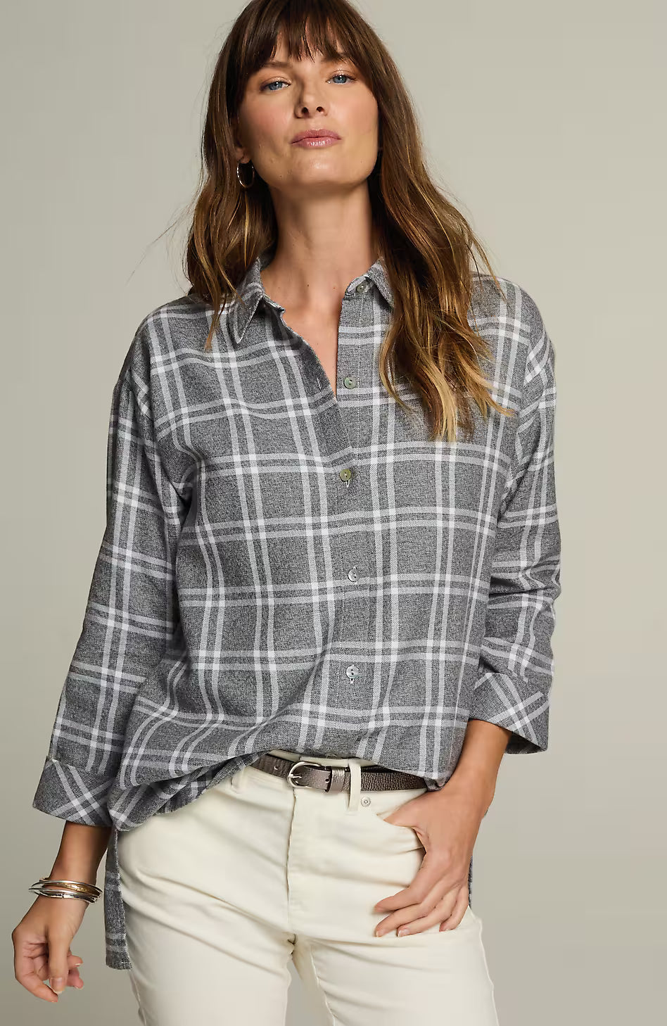 Cozy Plaid Tunic