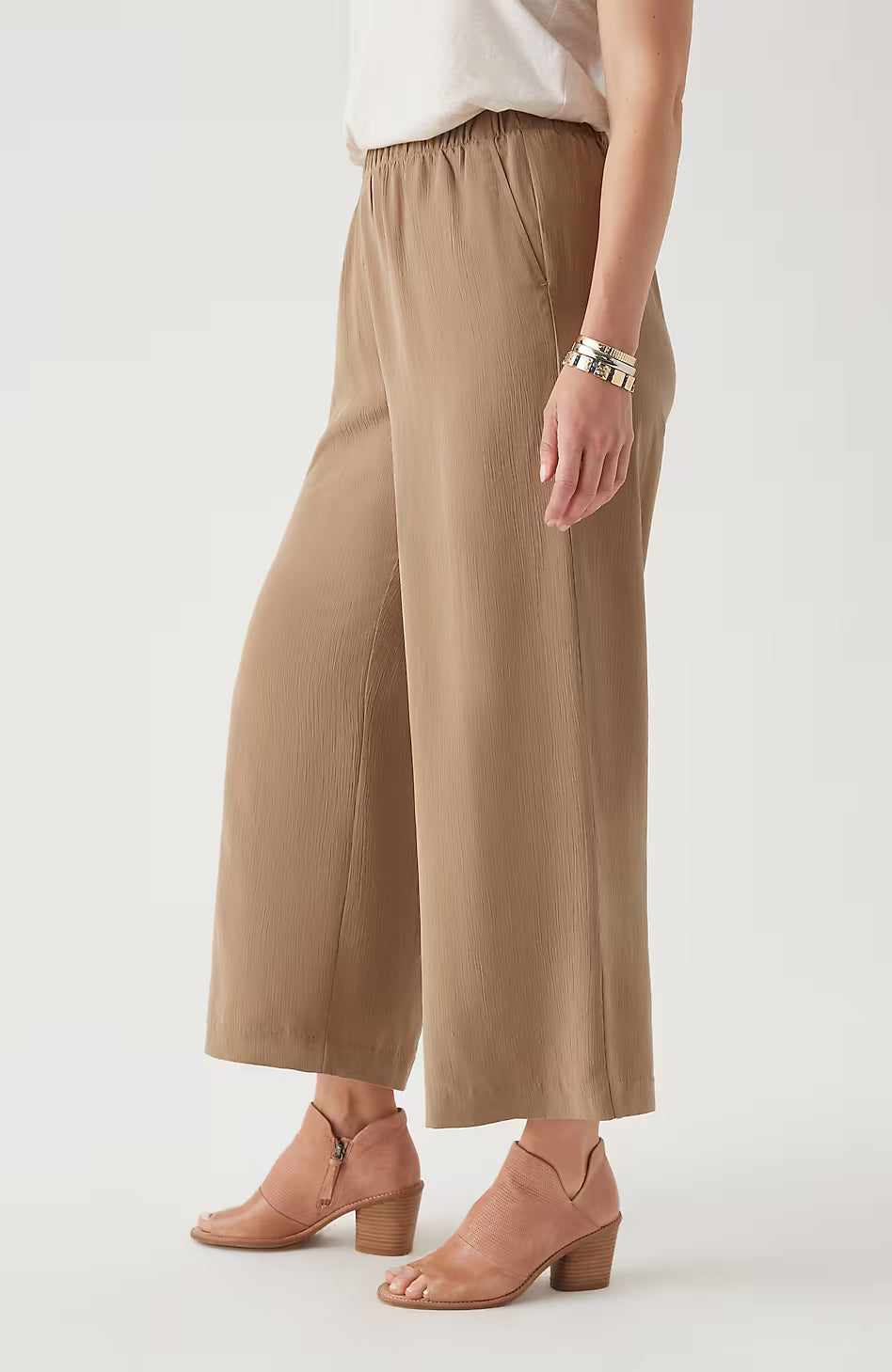 Pure Jill Sand-Washed Full-Leg Crops