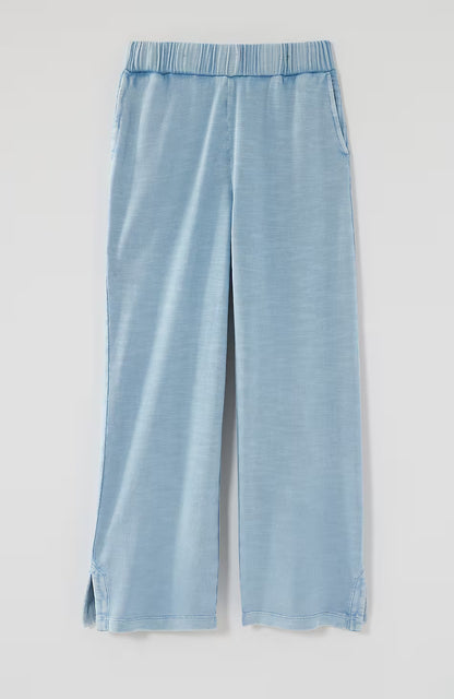 Fit Slub-Terry Garment-Dyed Crops