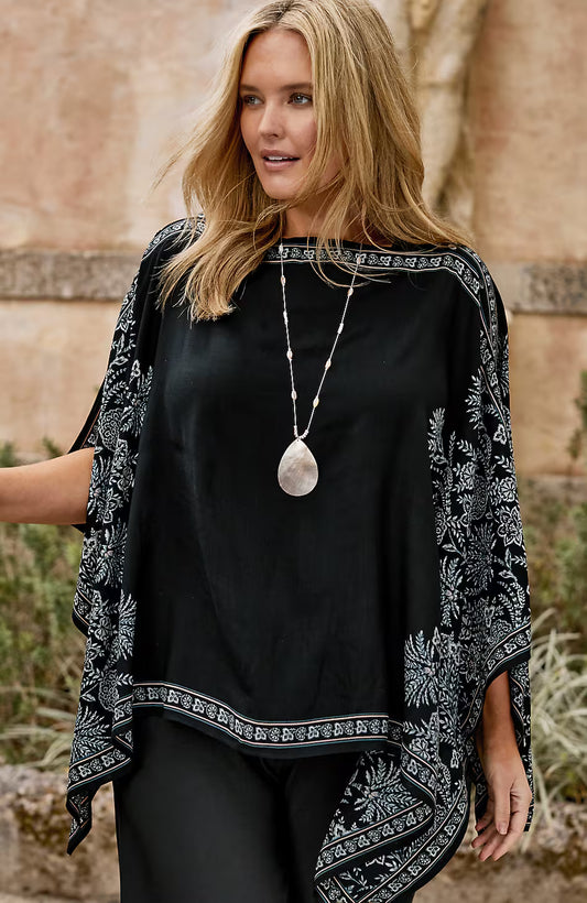 Botanical Poncho