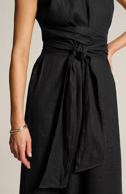 Pure Jill Linen Tie-Waist Maxi