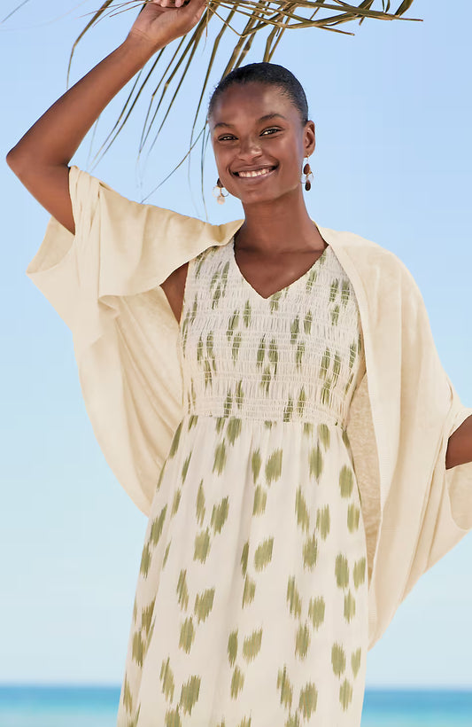 Airy Stitched Shrug