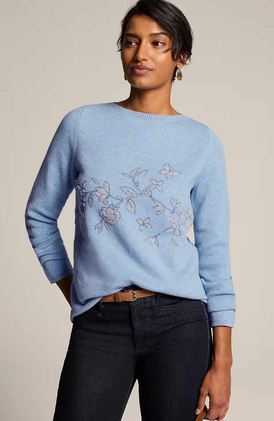 Climbing Vines Jacquard Sweater