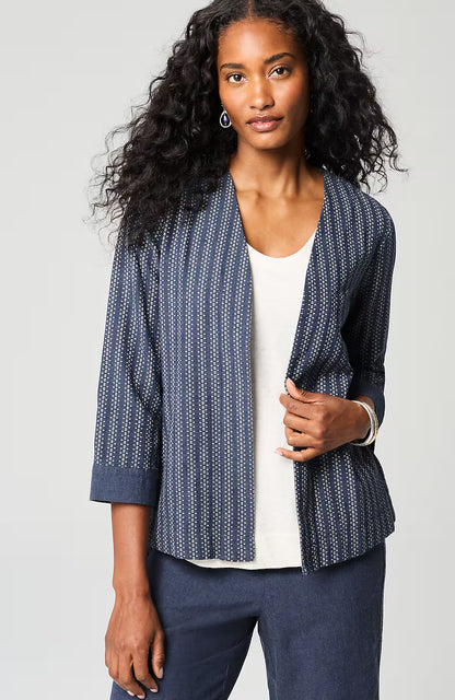 Pure Jill Cotton Dobby Jacket