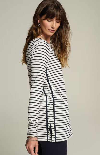 Wearever Trimmed Boat-Neck Tunic
