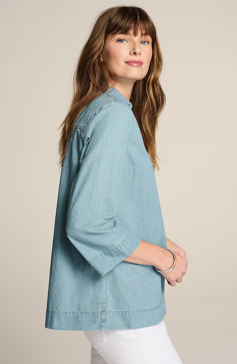 Indigo Collared Popover