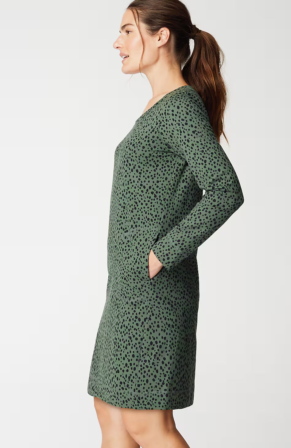 Fit Elevate Terry Seamed Dress