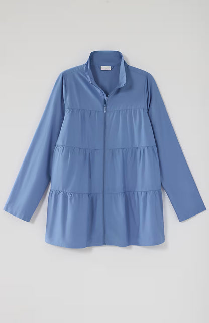 Fit Water-Repellent Tiered Anorak