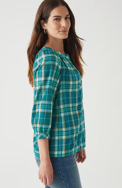 Cotton Voile Pullover Top