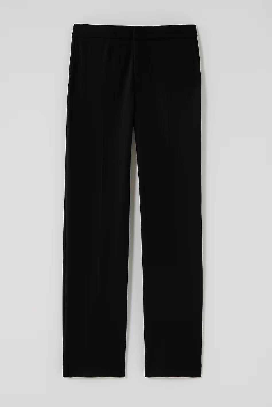 Wearever Polished-Knit Wide-Leg Trousers