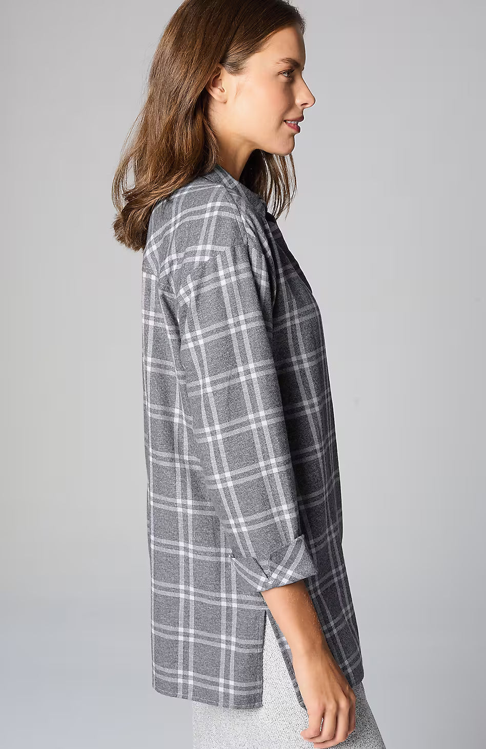 Cozy Plaid Tunic