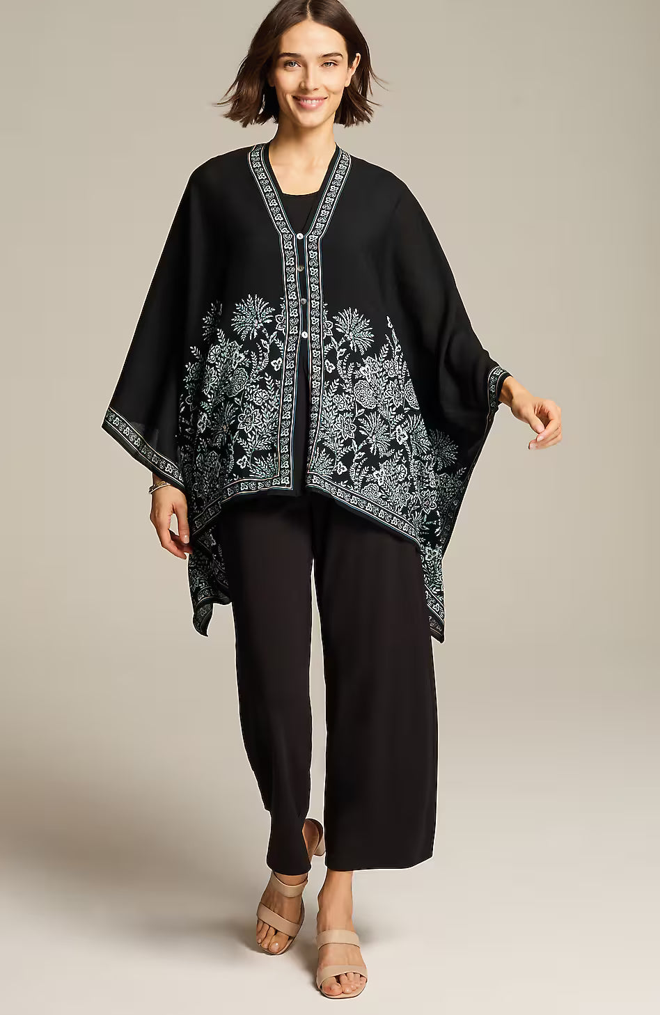 Botanical Poncho